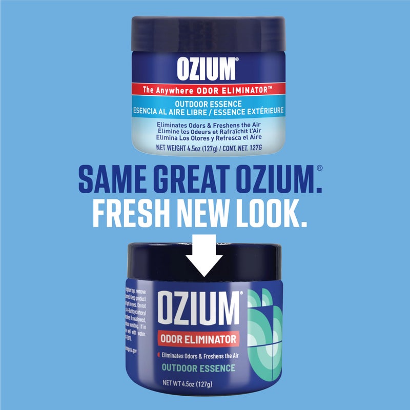 Ozium 4.5 Oz. 4 Pack Odor Eliminating Gel for Homes  Cars  Offices and More  Outdoor Essence  4 Pack - Image 2